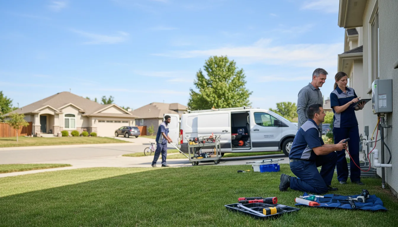 Tankless water heater service in Detroit, ME